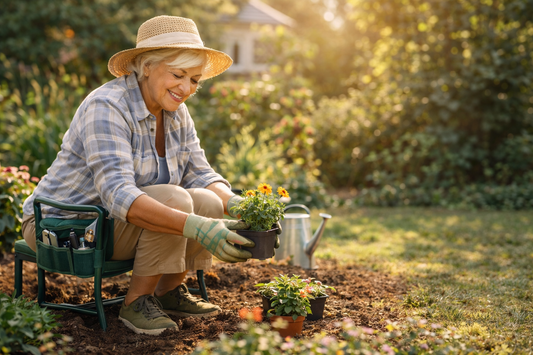 🌿 How to Garden Comfortably Without Back or Knee Pain